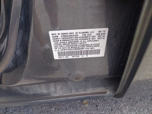 Used 2012 Honda Pilot EX-L image 8