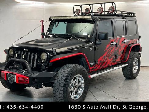 Used 2008 Jeep Wrangler Unlimited Rubicon w/ Dual Top Group AWD/4WD image 1