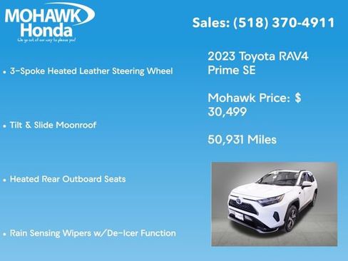 Used 2023 Toyota RAV4 SE w/ Weather & Moonroof Package image 21