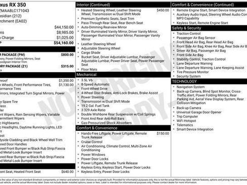 Used 2020 Lexus RX 350 FWD w/ Premium Package image 17