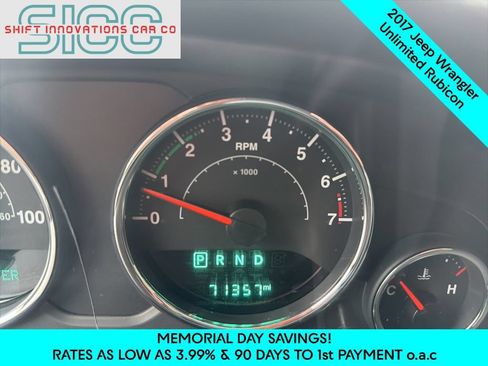 Used 2017 Jeep Wrangler Unlimited Rubicon w/ Connectivity Group AWD/4WD image 13