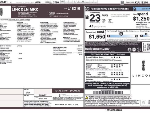 Used 2019 Lincoln MKC Reserve w/ MKC Technology Package image 29