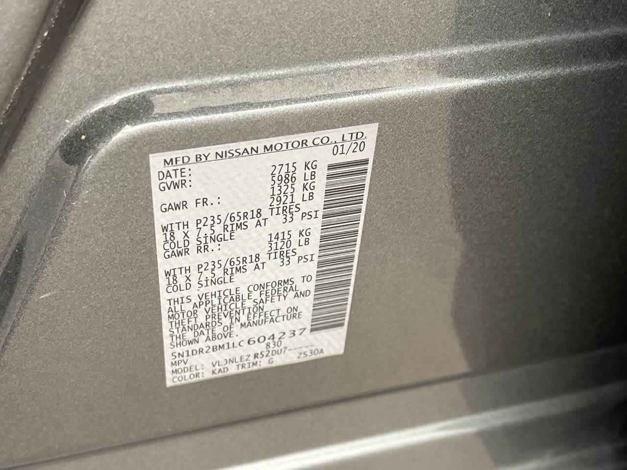 Used 2020 Nissan Pathfinder SV AWD/4WD image 27