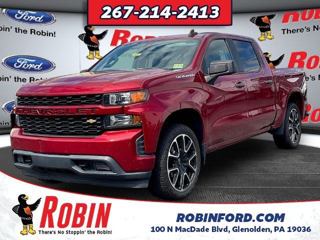 Used 2021 Chevrolet Silverado 1500 Custom w/ Safety Confidence Package AWD/4WD image 3