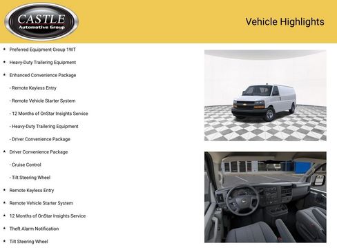 New 2025 Chevrolet Express 2500 Work Van w/ Enhanced Convenience Package image 3