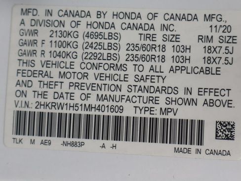 Used 2021 Honda CR-V EX image 44