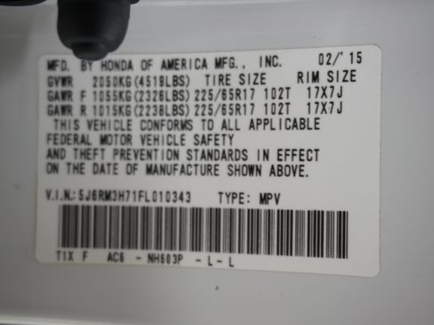 Used 2015 Honda CR-V EX-L image 27