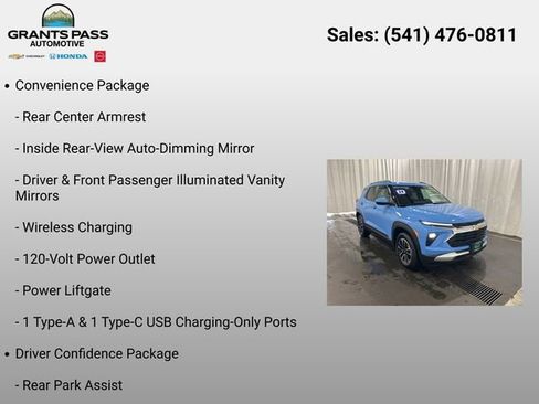 Certified 2024 Chevrolet TrailBlazer LT w/ Convenience Package AWD/4WD image 13