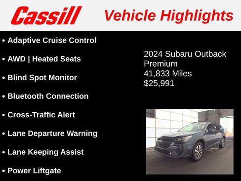 Used 2024 Subaru Outback Premium image 3