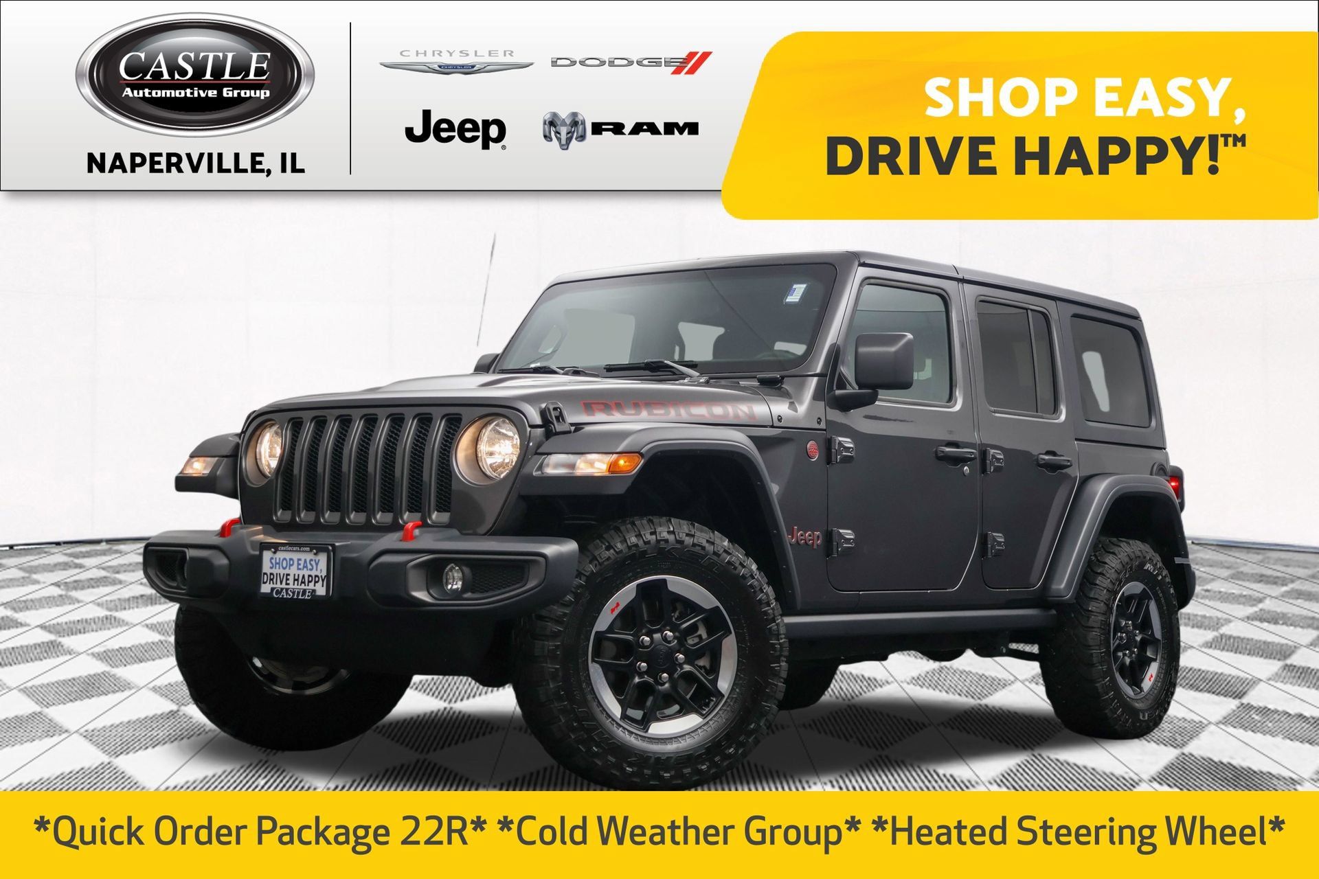Used 2020 Jeep Wrangler Unlimited Rubicon w/ Cold Weather Group AWD/4WD image 1