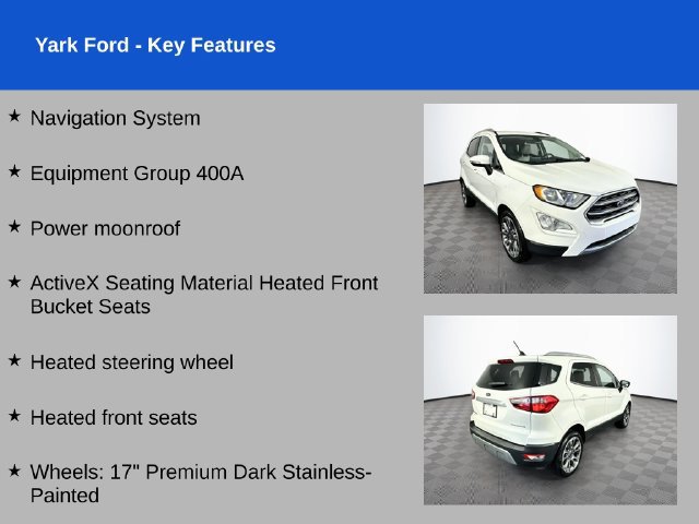 Certified 2021 Ford EcoSport Titanium FWD image 2