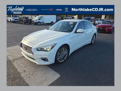 Used 2023 INFINITI Q50 Luxe w/ Cargo Package RWD image 1