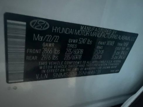 Used 2022 Hyundai Santa Fe SEL AWD/4WD image 14
