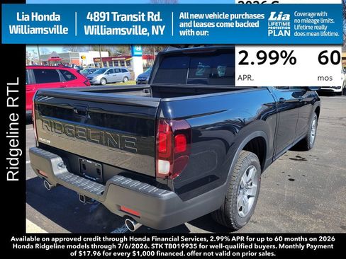 New 2026 Honda Ridgeline RTL image 3