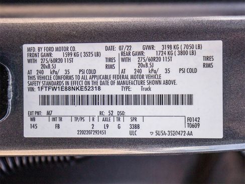 Used 2022 Ford F150 XLT w/ Equipment Group 302A High image 35