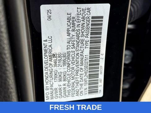 Certified 2025 Honda Civic Sport image 31