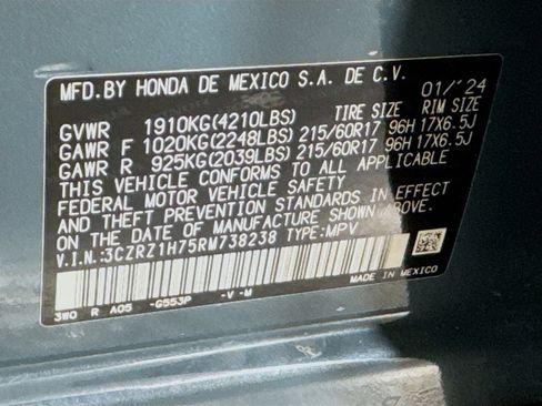 Used 2024 Honda HR-V EX-L image 39