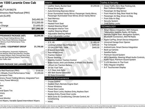 Used 2020 RAM 1500 Laramie w/ Sport Appearance Package RWD image 6