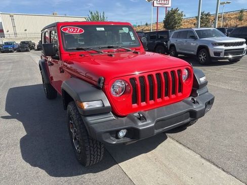 Certified 2021 Jeep Wrangler Unlimited Sport AWD/4WD image 8