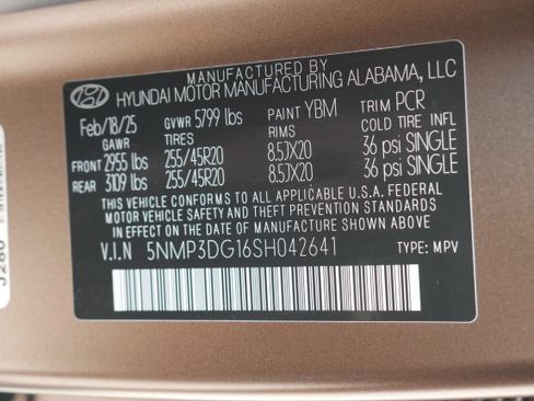 Used 2025 Hyundai Santa Fe Limited AWD/4WD image 40