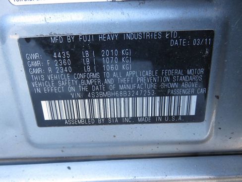 Used 2011 Subaru Legacy 2.5i Premium image 36