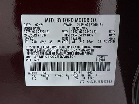 Used 2024 Ford Edge Titanium AWD/4WD image 30