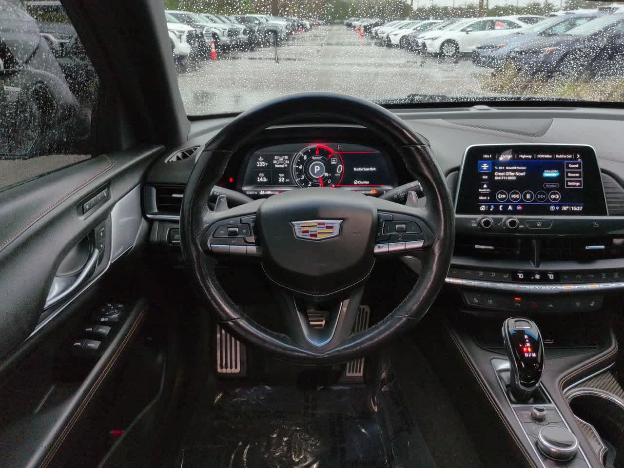 Used 2021 Cadillac CT4 V w/ Technology Package RWD image 15