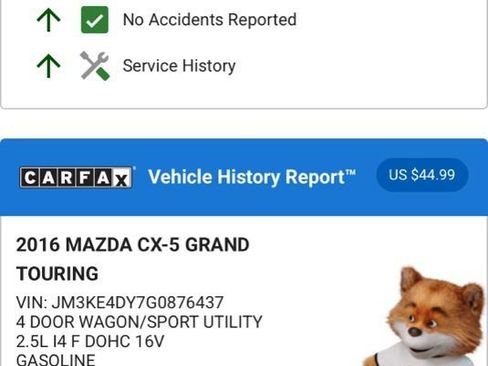 Used 2016 MAZDA CX-5 Grand Touring image 3