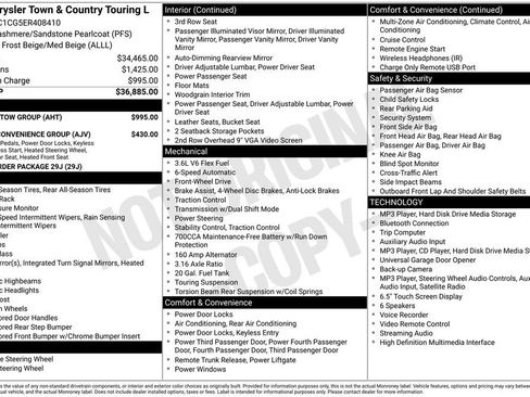 Used 2014 Chrysler Town & Country Touring-L w/ Trailer Tow Group FWD image 2