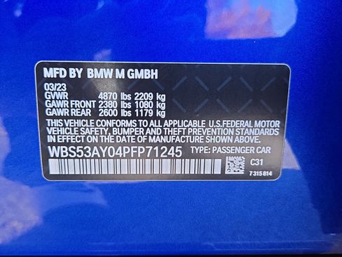 Used 2023 BMW M3 image 33