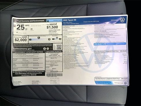 New 2026 Volkswagen Tiguan SE image 14