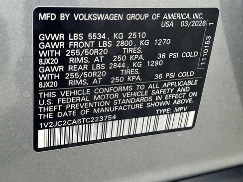 New 2026 Volkswagen Atlas Cross Sport SE image 27