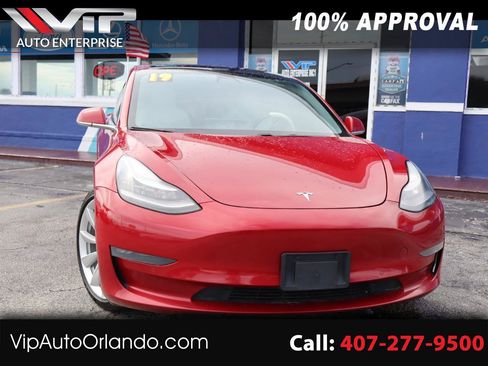 Used 2019 Tesla Model 3 Long Range AWD/4WD image 1