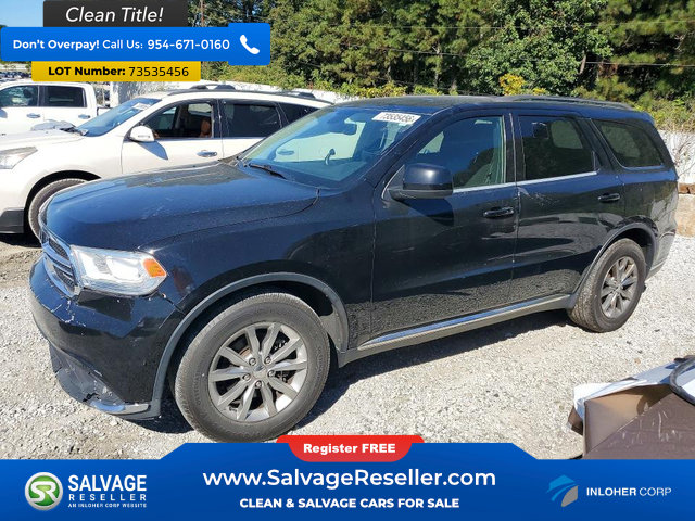 Used 2018 Dodge Durango SXT w/ Quick Order Package 2BB RWD image 1