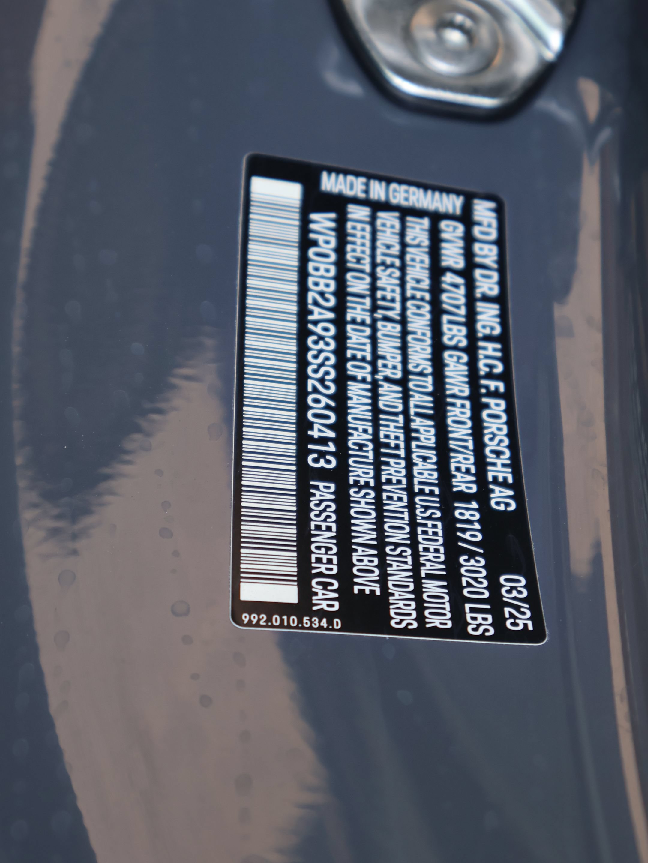 Certified 2025 Porsche 911 GT3 AWD/4WD image 29