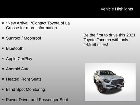 Used 2021 Toyota Tacoma TRD Off-Road w/ Technology Package image 6