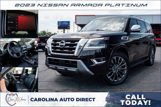 Used 2023 Nissan Armada Platinum w/ Captain's Chairs Package RWD image 1