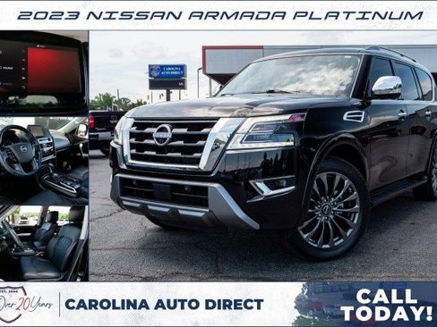Used 2023 Nissan Armada Platinum w/ Captain's Chairs Package RWD image 1