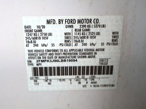 Certified 2020 Ford Edge SEL w/ Convenience Package image 38