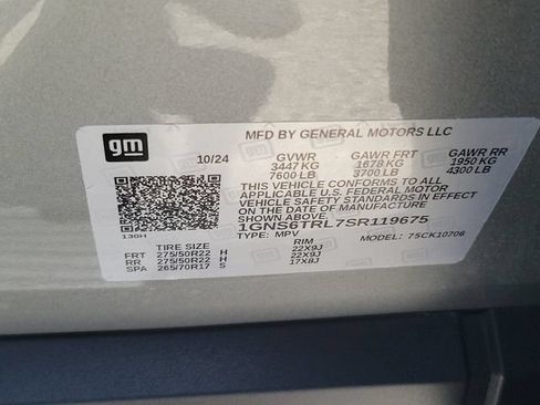 Used 2025 Chevrolet Tahoe High Country AWD/4WD image 30