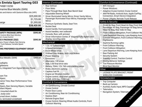 Used 2025 Buick Envista Sport Touring w/ Convenience II Package image 13