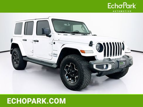 Used 2021 Jeep Wrangler Unlimited Sahara w/ Cold Weather Group AWD/4WD image 1