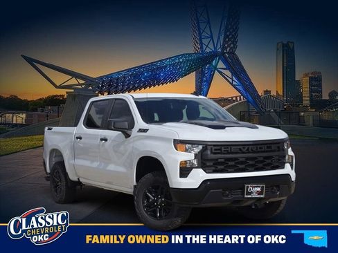 New 2026 Chevrolet Silverado 1500 Custom Trail Boss w/ Dark Appearance Package AWD/4WD image 1