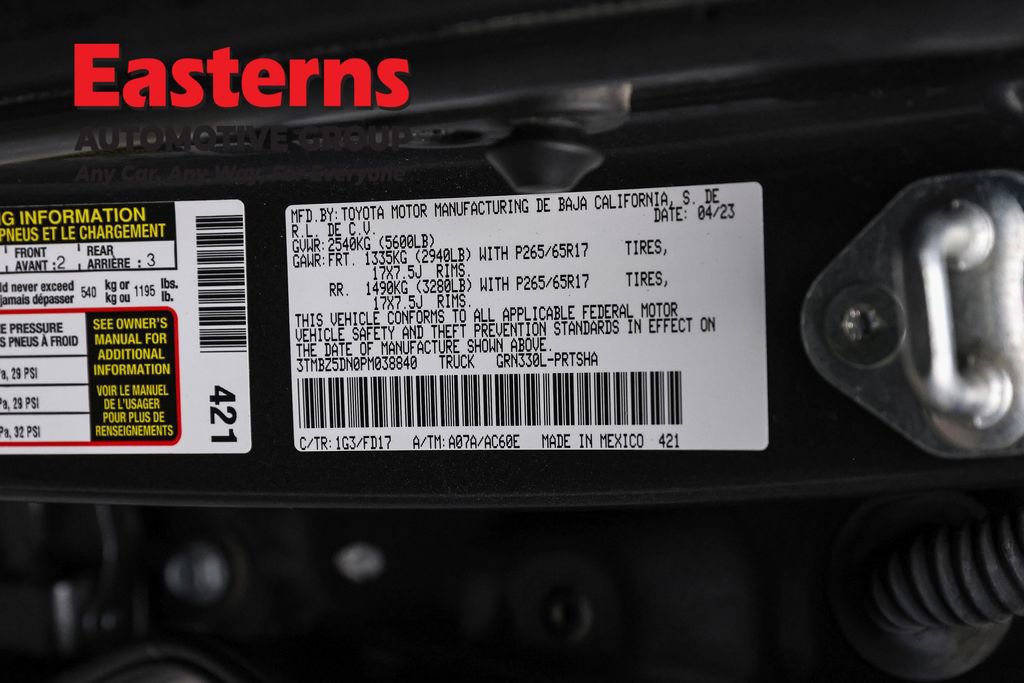Used 2023 Toyota Tacoma TRD Sport w/ Advanced Technology Package RWD image 36
