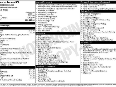 Used 2025 Hyundai Tucson SEL FWD image 37