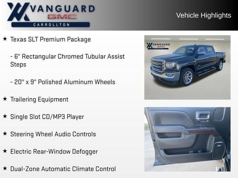 Used 2017 GMC Sierra 1500 SLT w/ Texas SLT Premium Package image 38