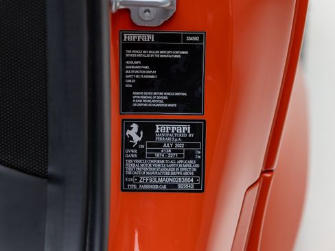 Certified 2022 Ferrari F8 Tributo image 90