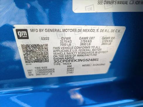 Used 2022 Chevrolet Silverado 1500 LT Trail Boss w/ LPO, Dark Essentials Package image 24