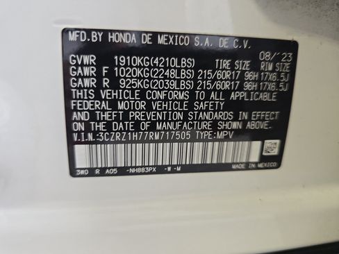 Certified 2024 Honda HR-V EX-L image 32