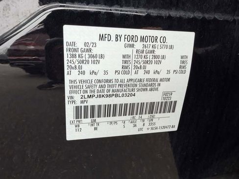 Certified 2023 Lincoln Nautilus Reserve w/ Monochromatic Package image 14